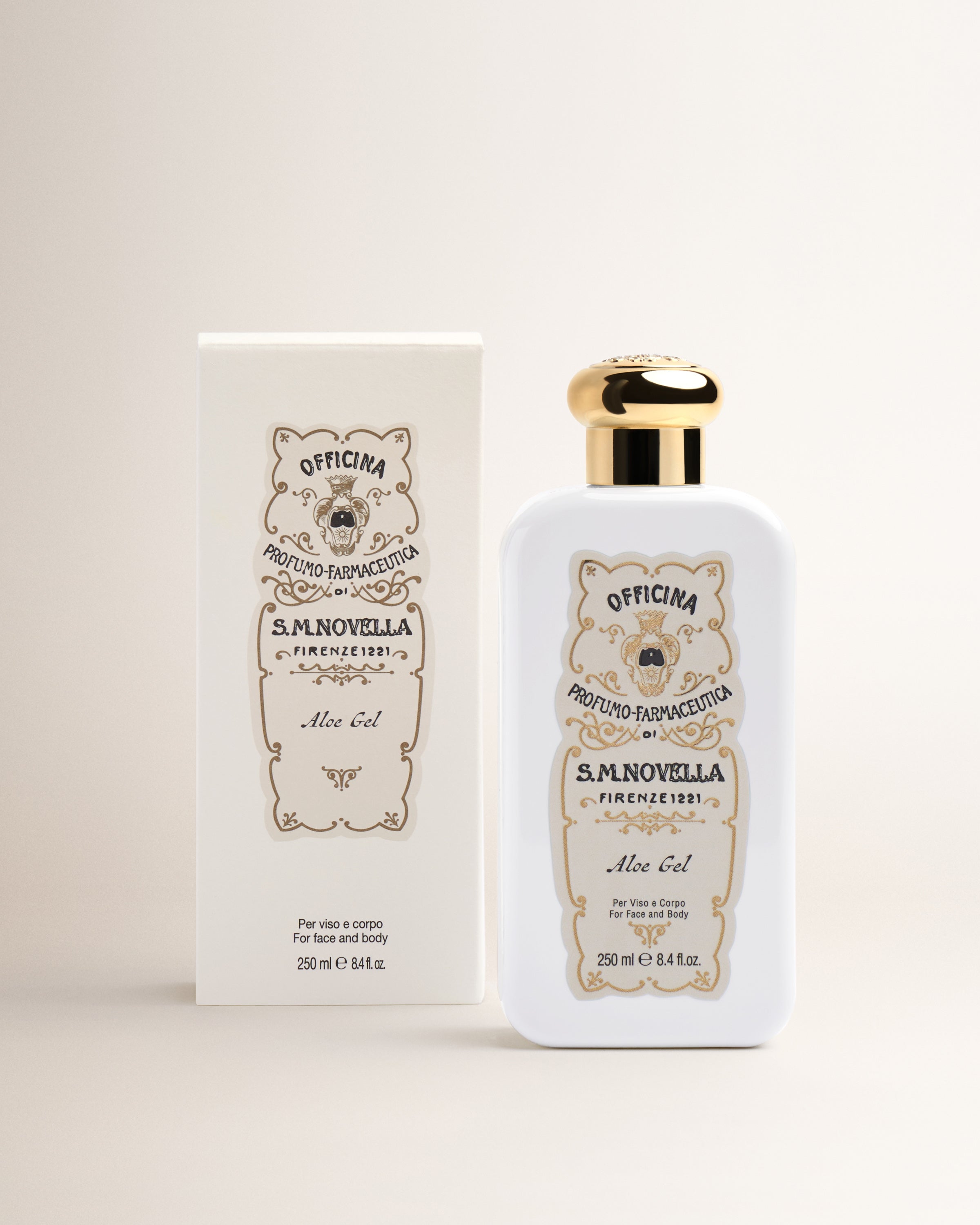 みるく　APクリーム90g＋エコロヴェール35ml Aloe Gel for Face and Body - Santa Maria Novella