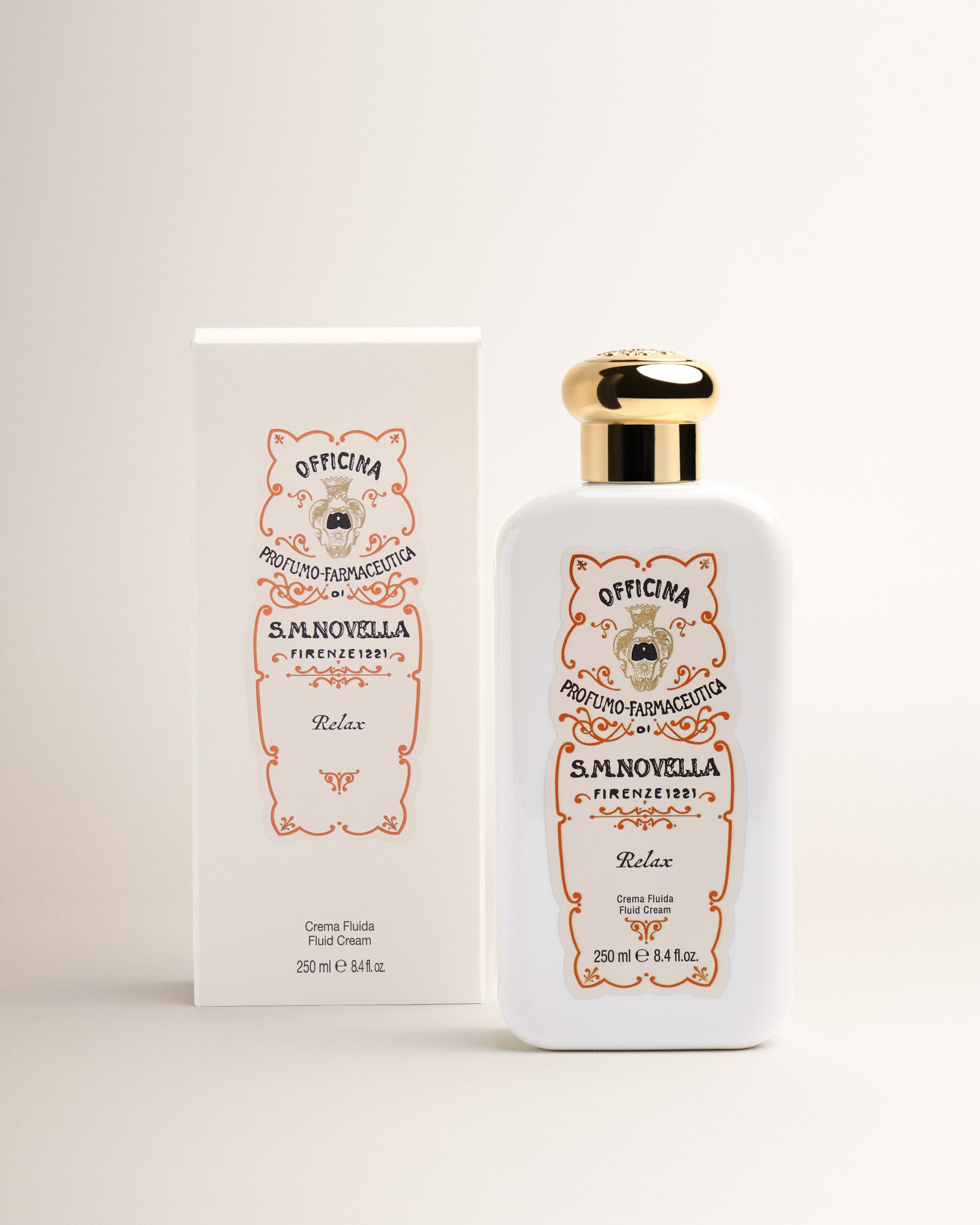 ボディクリーム S. NOVEFIA LATTE CORPO UOMO 250ml Relax: Perfumed Body Cream - Santa Maria Novella