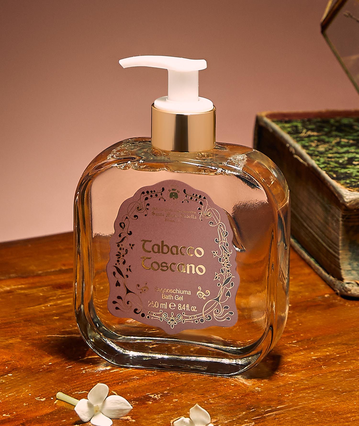 Tabacco Toscano Sapone 250ml ギフトボックス入り Tabacco Toscano: Luxury Shower Gel - Santa Maria Novella