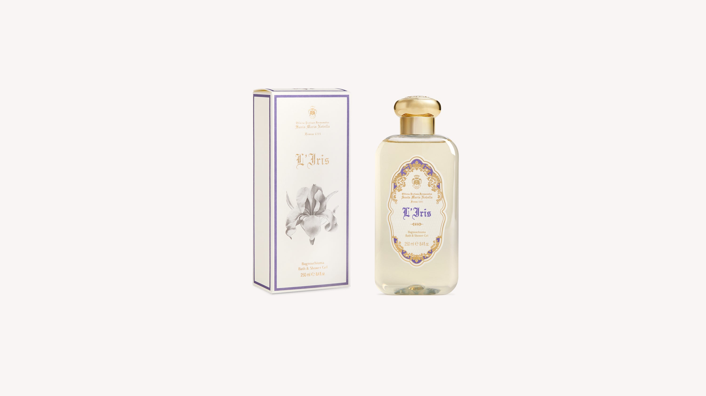 L'Iris: Luxury Bath Gel - Santa Maria Novella