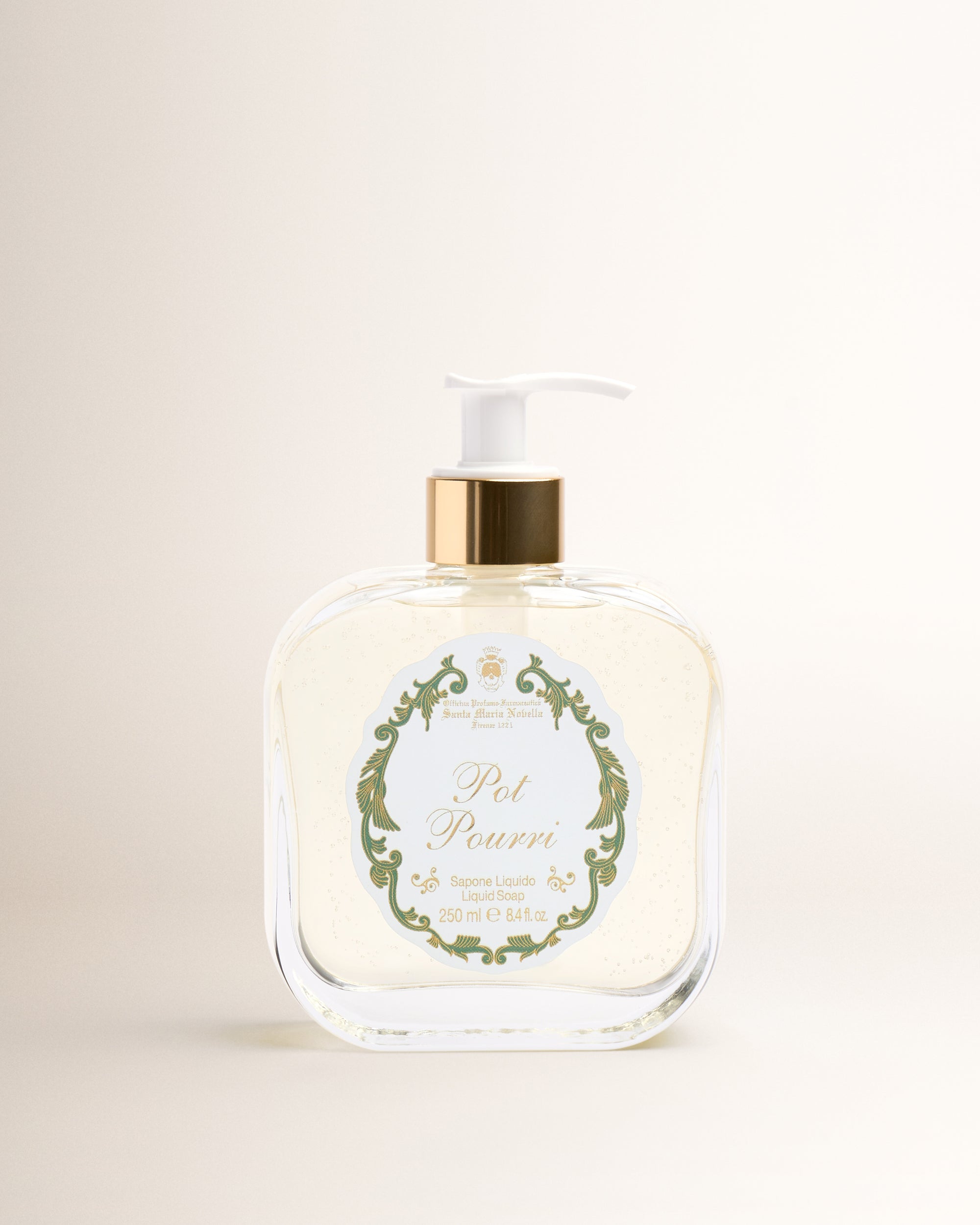 Pot Pourri Glass Liquid Soap