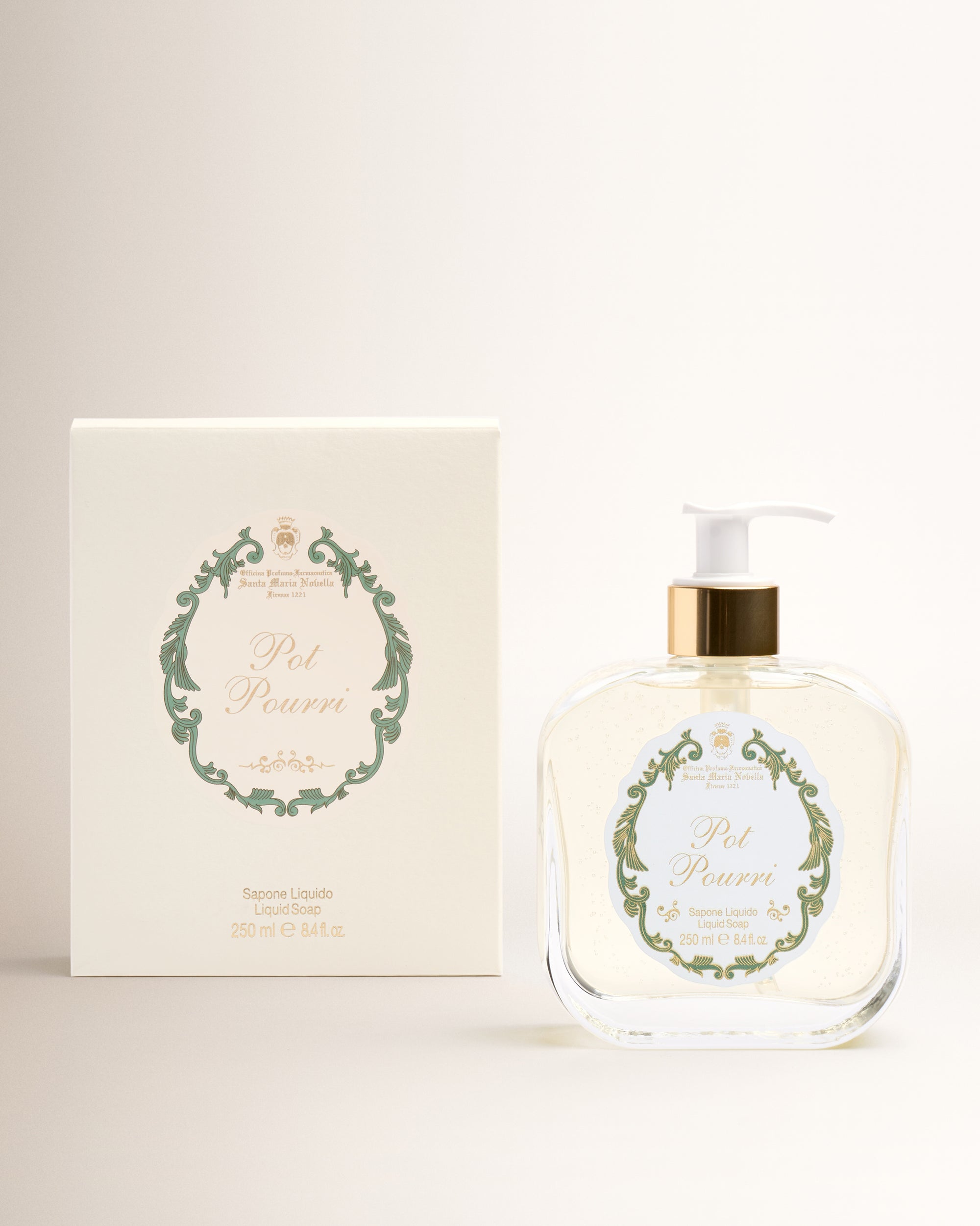 Pot Pourri Glass Liquid Soap