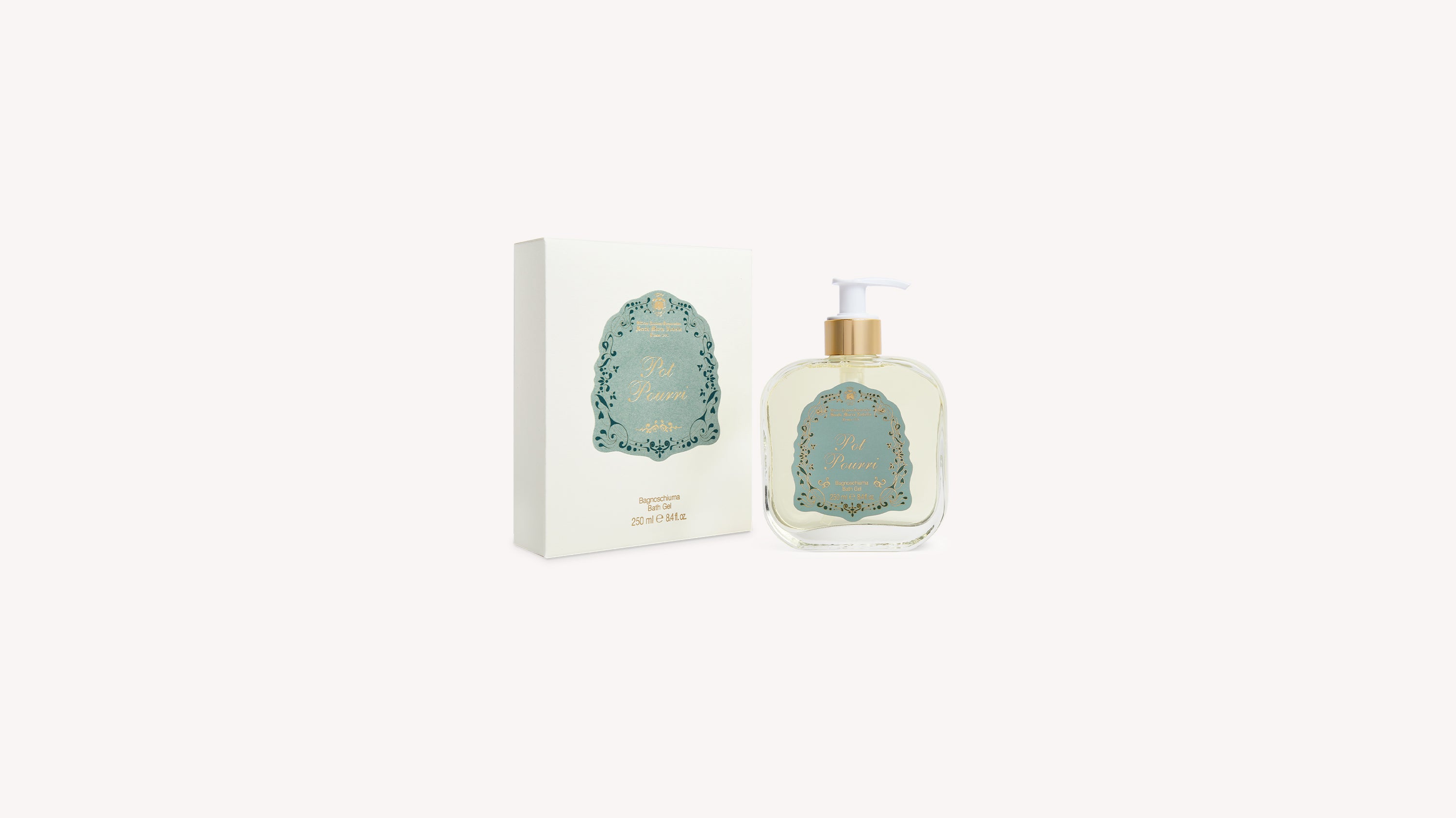 Pot Pourri Glass Bath Gel