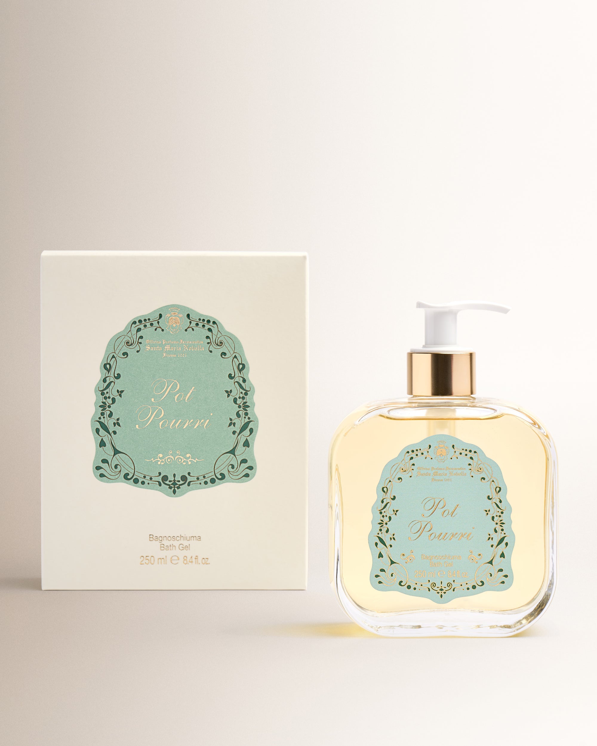 Pot Pourri Glass Bath Gel