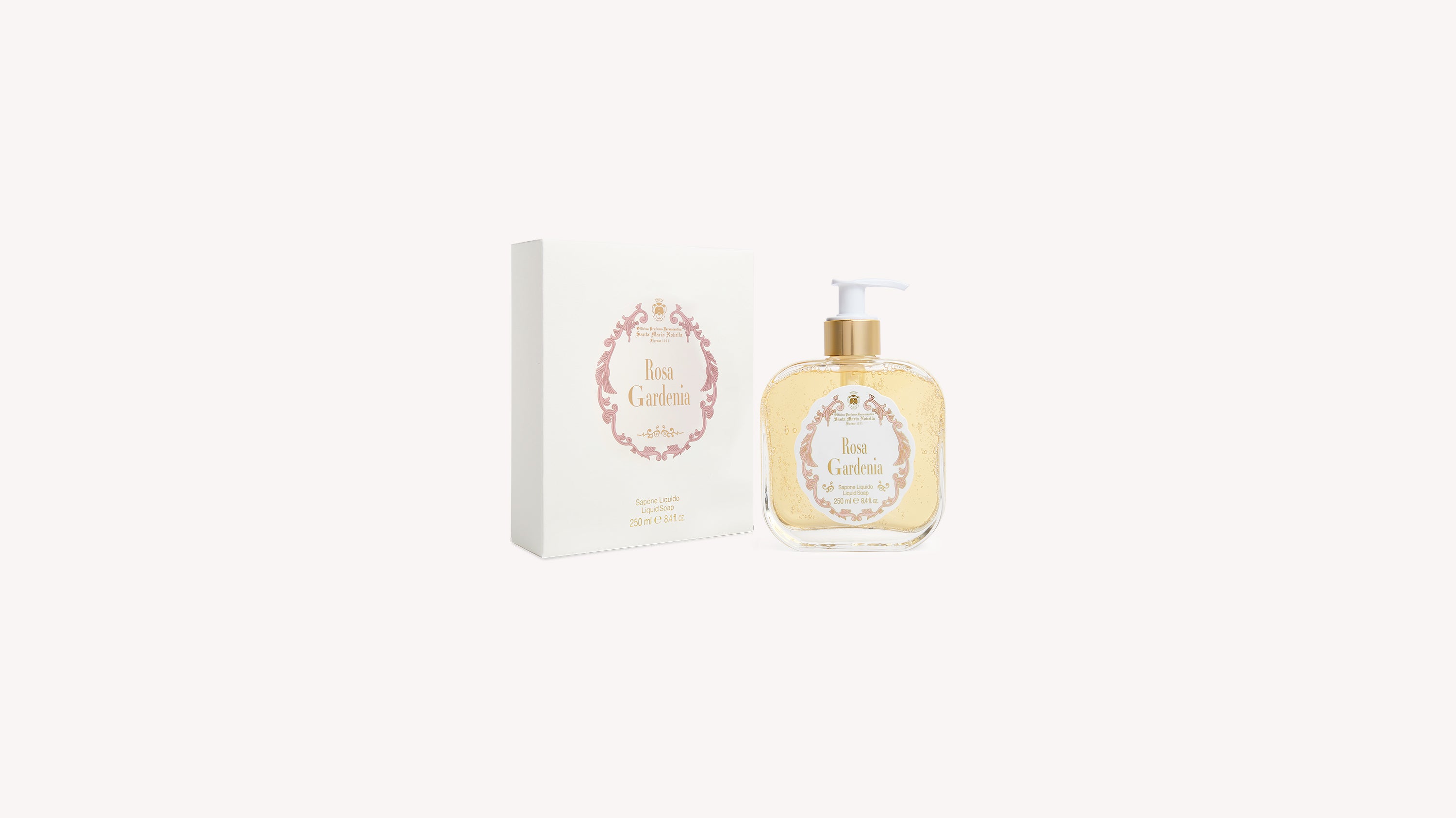 Rosa Gardenia: Luxury Liquid Hand Soap - Santa Maria Novella