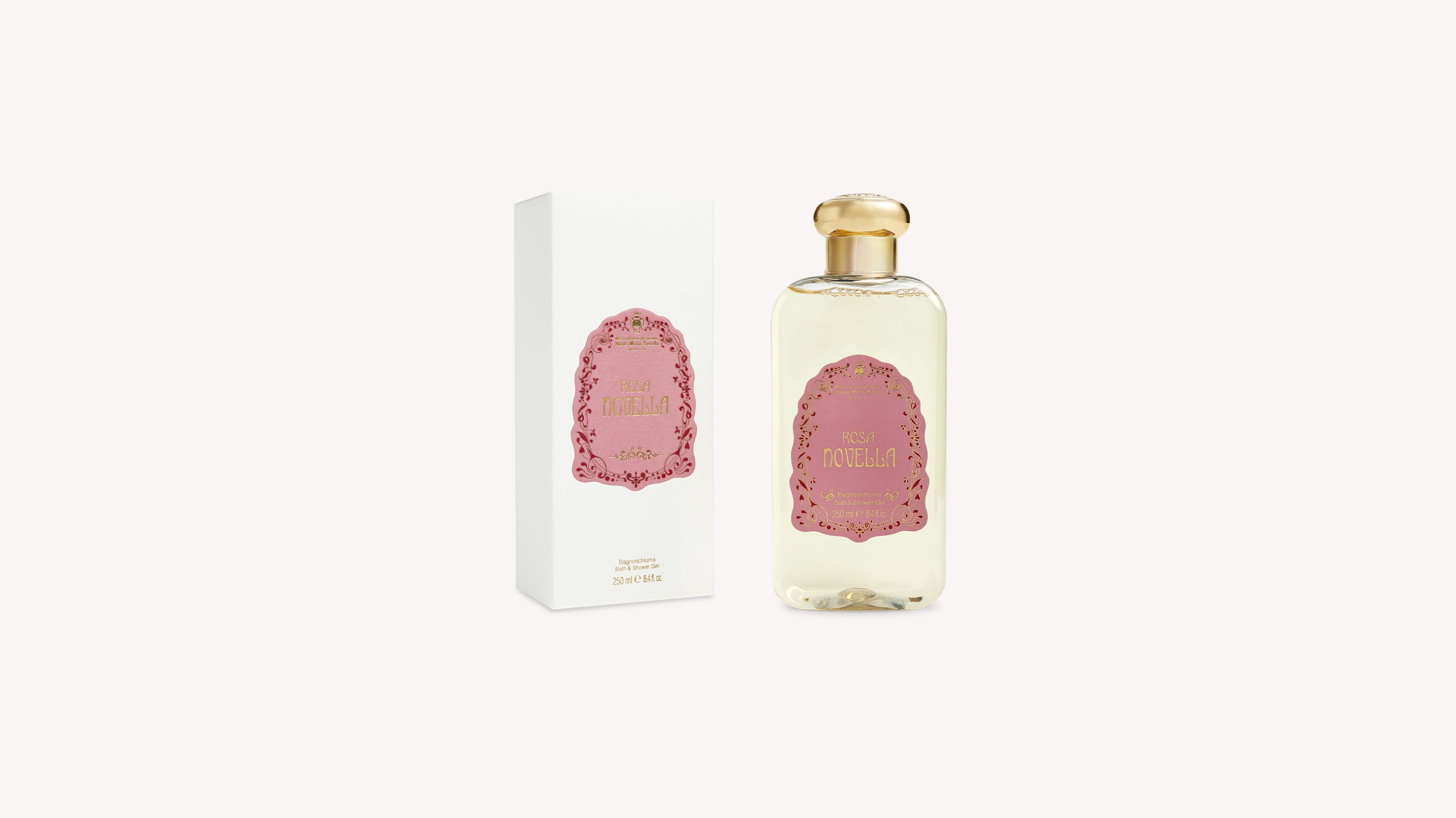Rosa Novella: Luxury Bath Gel - Santa Maria Novella