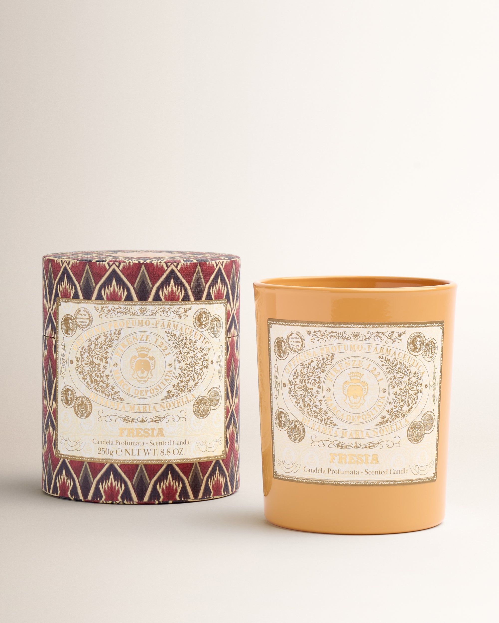 Fresia Glass Candle