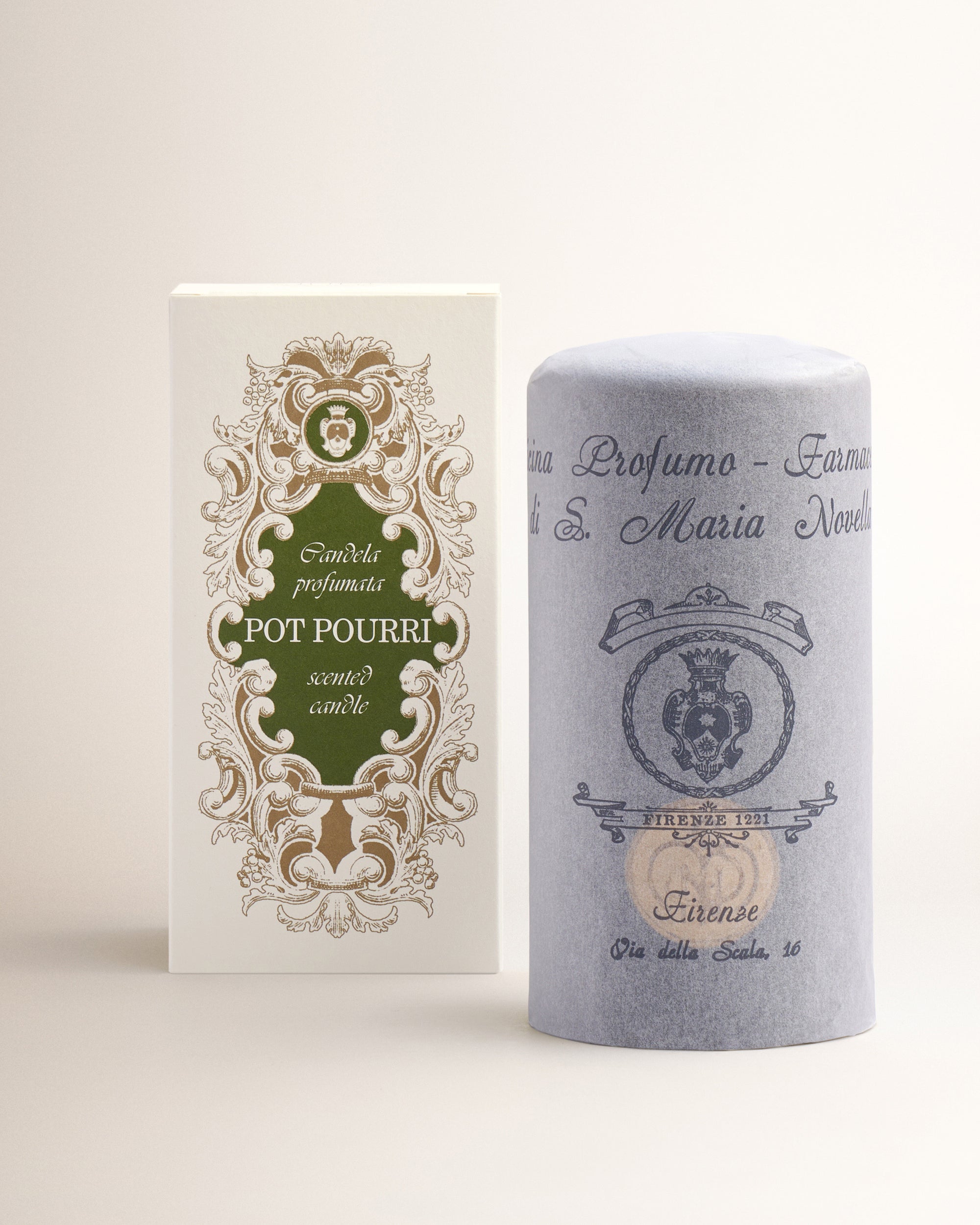 Pot Pourri Scented Candle