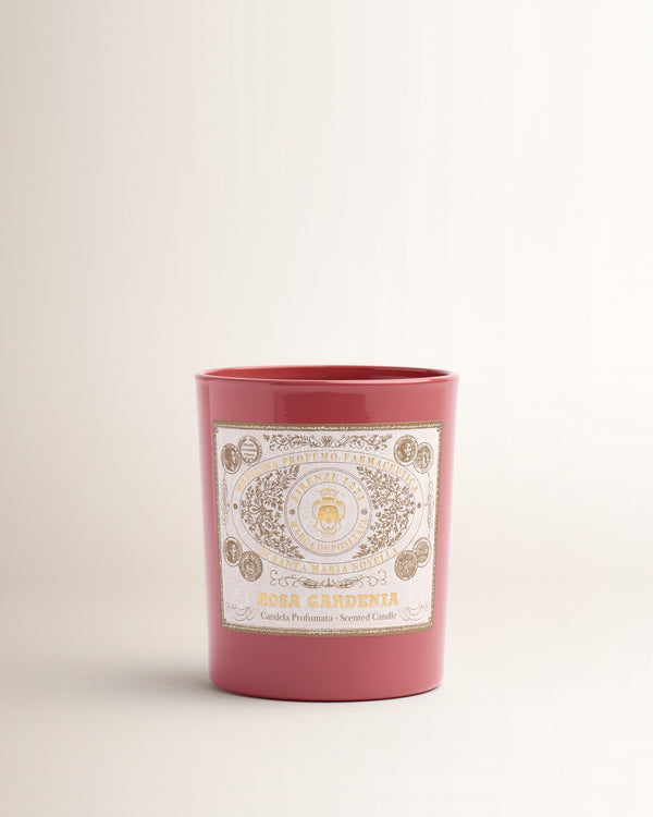 Rosa Gardenia Glass Candle