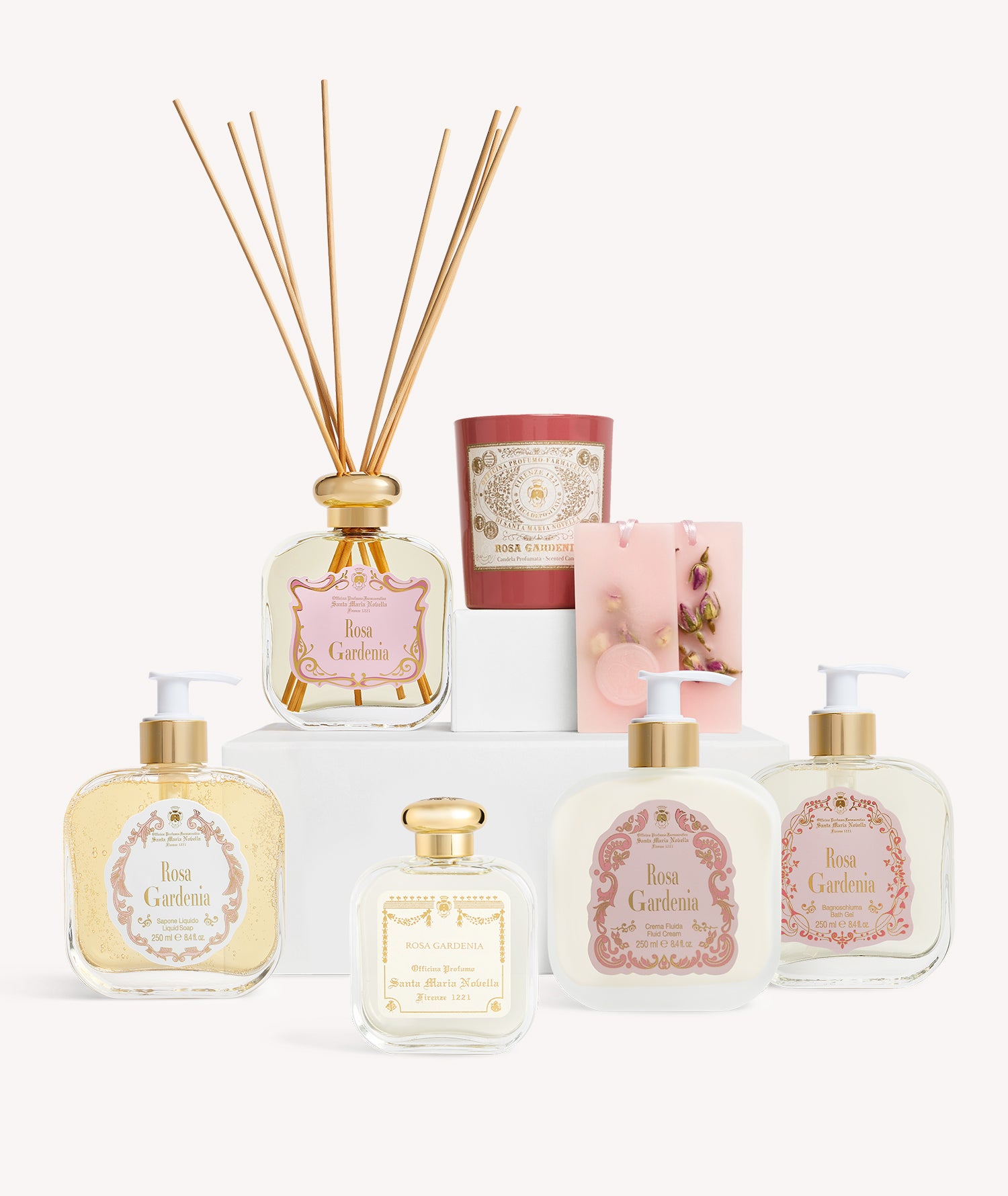 Rosa Gardenia Scented Candle - Santa Maria Novella