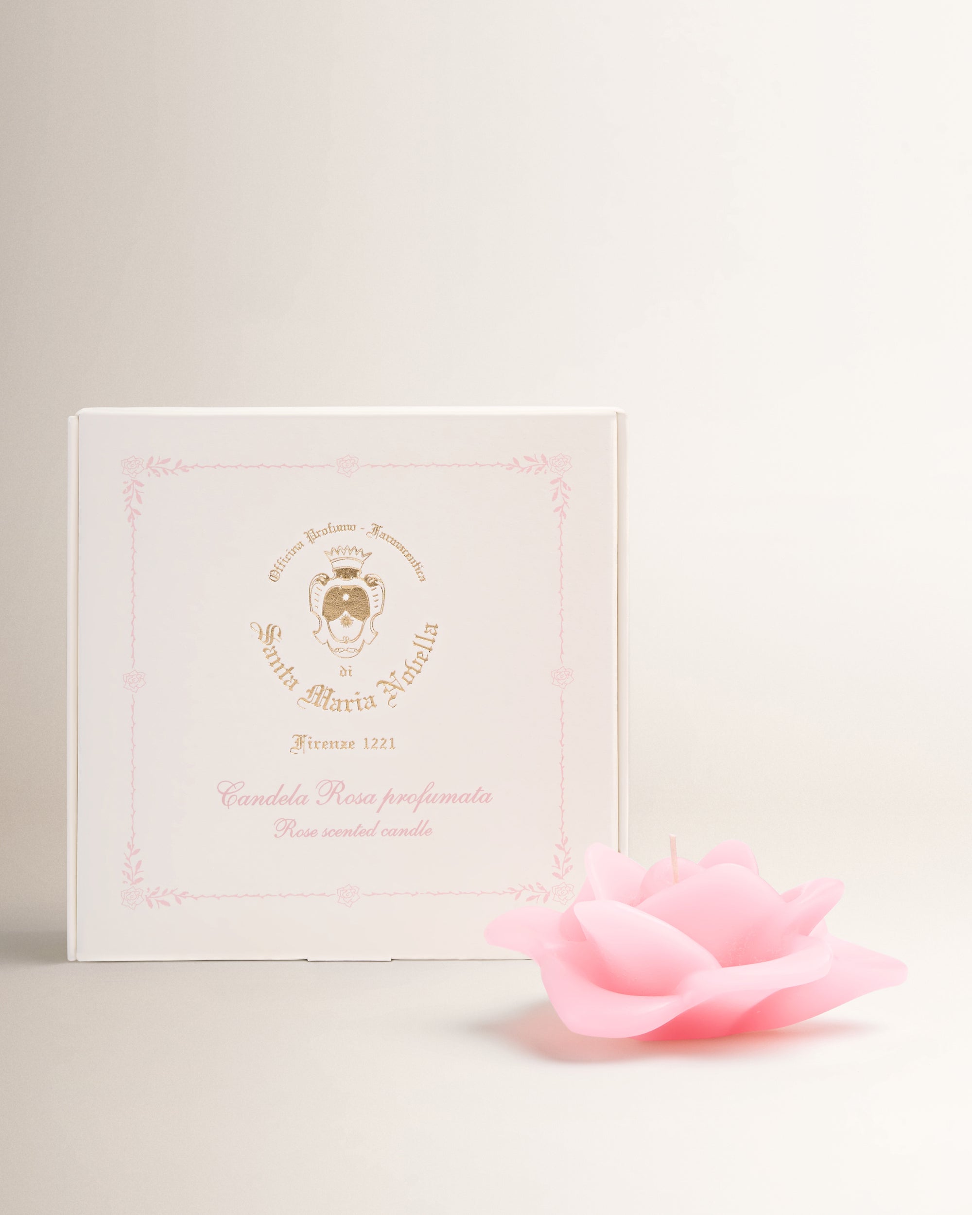 Rosa Shaped Scented Candle