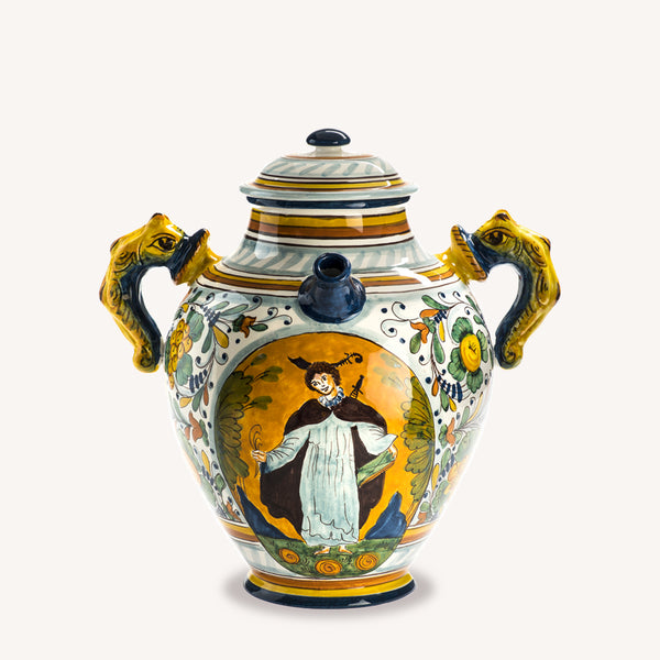 Ceramic Vase With St. Peter The Martyr Decoration Accessories officina-smn-usa-ca.myshopify.com Officina Profumo Farmaceutica di Santa Maria Novella - US