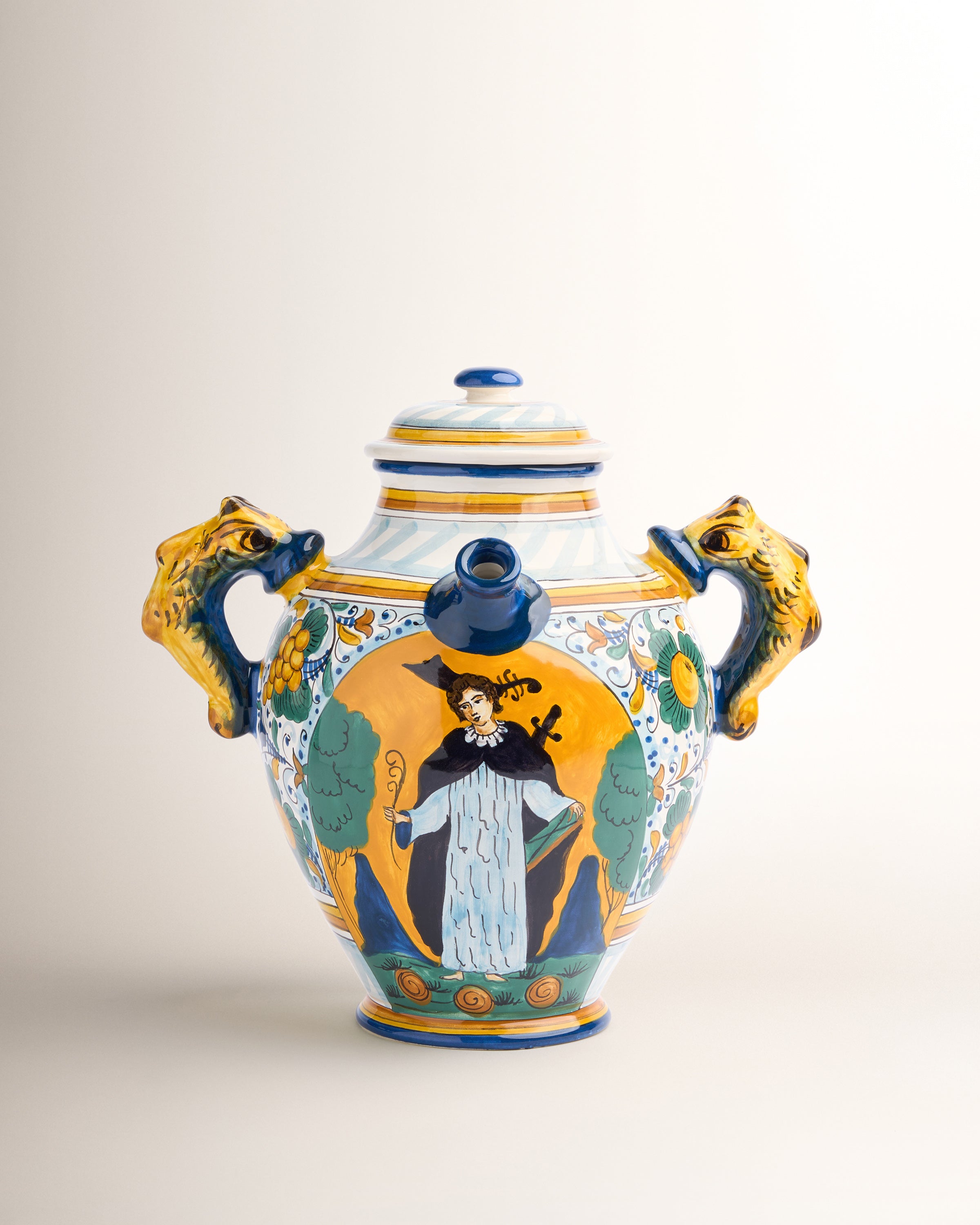 Pharmacy Jar with Peter The Martyr decor - Santa Maria Novella