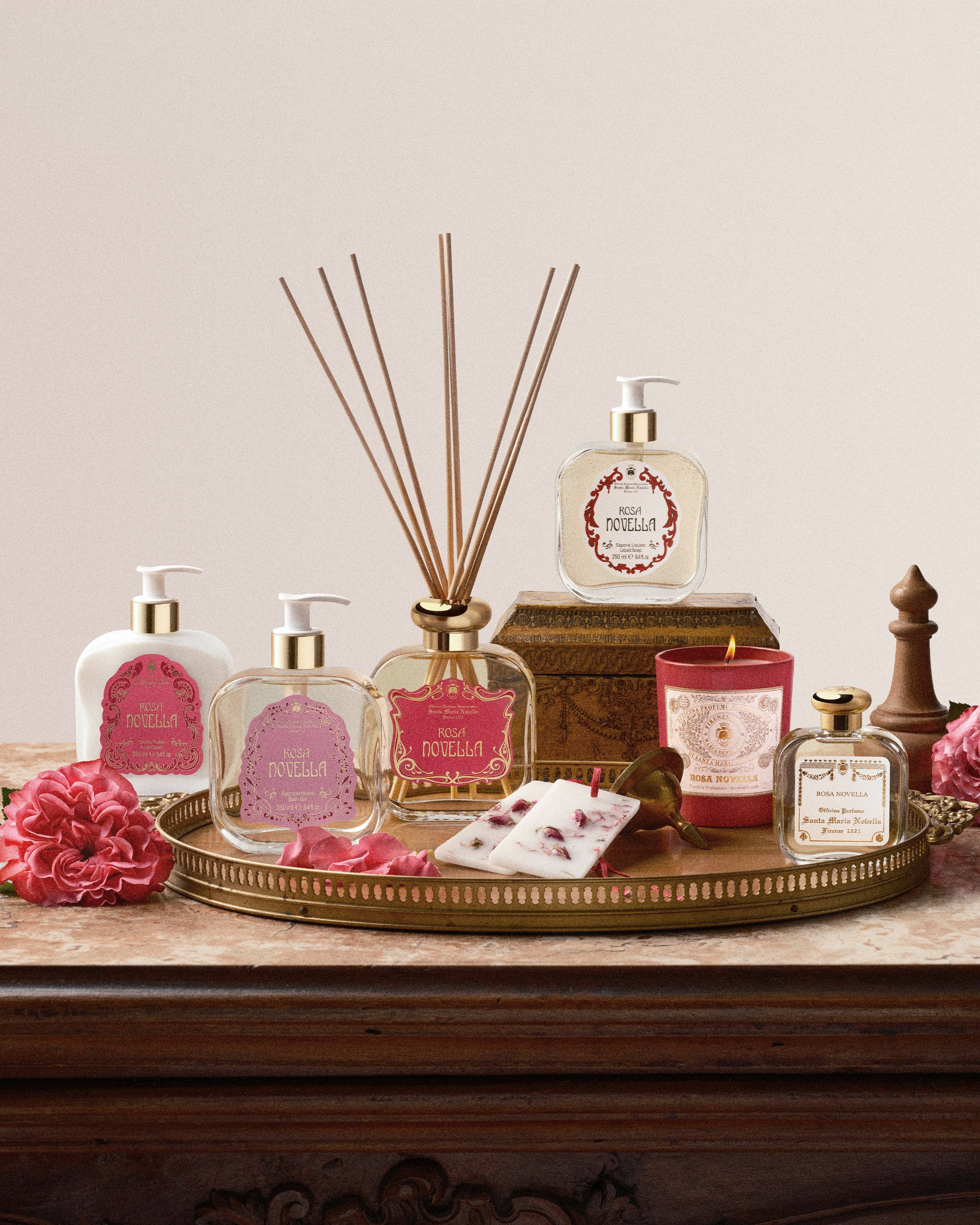 Rosa Novella: Luxury Shower Gel - Santa Maria Novella